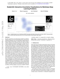 ScatterUQ: Interactive Uncertainty Visualizations for Multiclass Deep
  Learning Problems