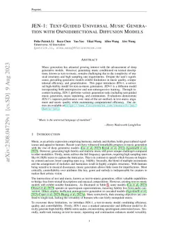 JEN-1: Text-Guided Universal Music Generation with Omnidirectional Diffusion Models