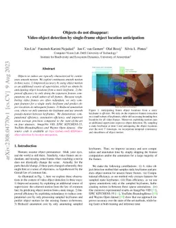 Objects do not disappear: Video object detection by single-frame object
  location anticipation