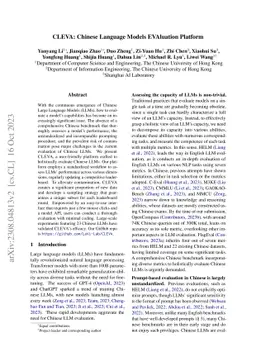 CLEVA: Chinese Language Models EVAluation Platform