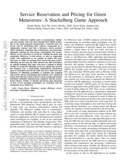 Service Reservation and Pricing for Green Metaverses: A Stackelberg Game
  Approach