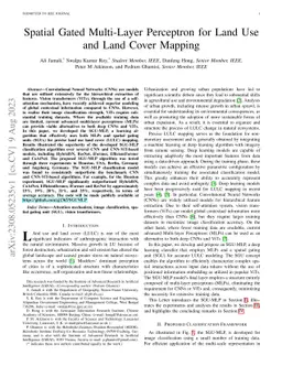 Spatial Gated Multi-Layer Perceptron for Land Use and Land Cover Mapping