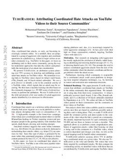 TUBERAIDER: Attributing Coordinated Hate Attacks on YouTube Videos to
  their Source Communities