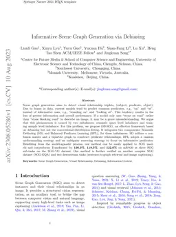 Informative Scene Graph Generation via Debiasing