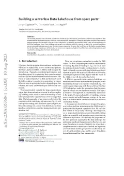 Building a serverless Data Lakehouse from spare parts