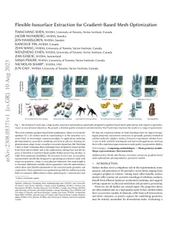 Flexible Isosurface Extraction for Gradient-Based Mesh Optimization