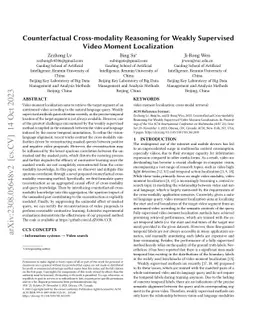 Counterfactual Cross-modality Reasoning for Weakly Supervised Video
  Moment Localization