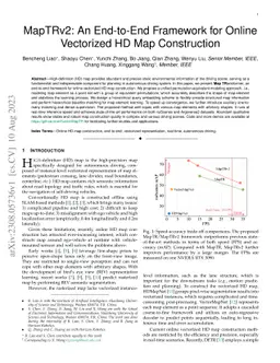 MapTRv2: An End-to-End Framework for Online Vectorized HD Map
  Construction
