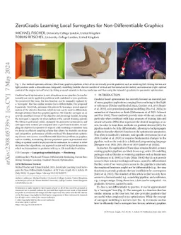 Zero Grads: Learning Local Surrogate Losses for Non-Differentiable
  Graphics