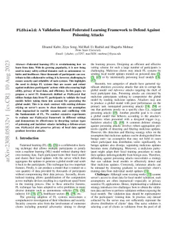 FLShield: A Validation Based Federated Learning Framework to Defend
  Against Poisoning Attacks