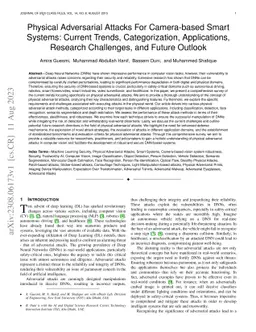 Physical Adversarial Attacks For Camera-based Smart Systems: Current
  Trends, Categorization, Applications, Research Challenges, and Future Outlook