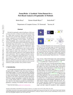 FunnyBirds: A Synthetic Vision Dataset for a Part-Based Analysis of
  Explainable AI Methods