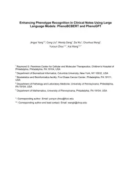 Enhancing Phenotype Recognition in Clinical Notes Using Large Language
  Models: PhenoBCBERT and PhenoGPT