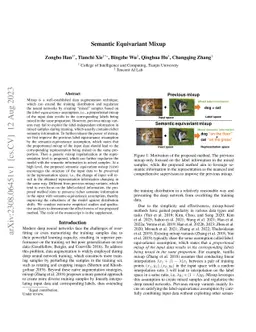 Semantic Equivariant Mixup