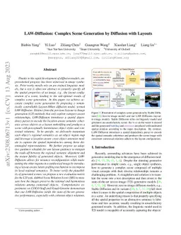 LAW-Diffusion: Complex Scene Generation by Diffusion with Layouts