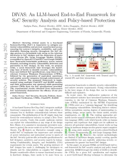 DIVAS: An LLM-based End-to-End Framework for SoC Security Analysis and
  Policy-based Protection