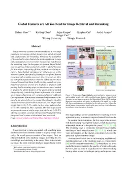 Global Features are All You Need for Image Retrieval and Reranking