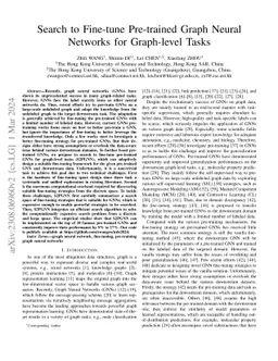 Search to Fine-tune Pre-trained Graph Neural Networks for Graph-level
  Tasks
