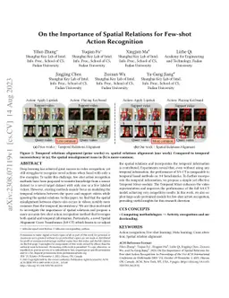 On the Importance of Spatial Relations for Few-shot Action Recognition