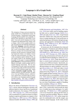 Language is All a Graph Needs