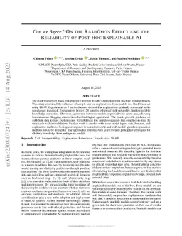 Can we Agree? On the Rashōmon Effect and the Reliability of Post-Hoc
  Explainable AI