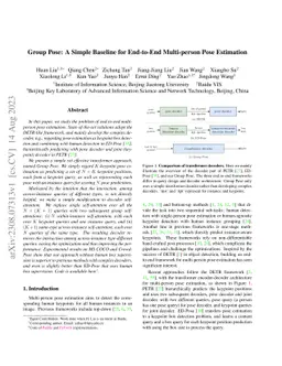 Group Pose: A Simple Baseline for End-to-End Multi-person Pose
  Estimation