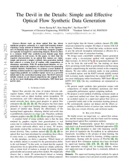 The Devil in the Details: Simple and Effective Optical Flow Synthetic
  Data Generation