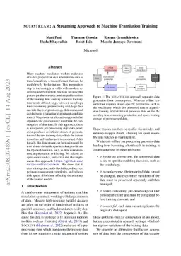 SOTASTREAM: A Streaming Approach to Machine Translation Training
