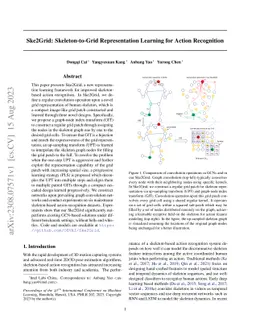 Ske2Grid: Skeleton-to-Grid Representation Learning for Action
  Recognition