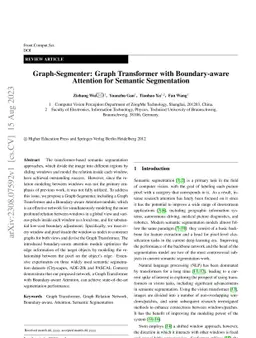 Graph-Segmenter: Graph Transformer with Boundary-aware Attention for
  Semantic Segmentation