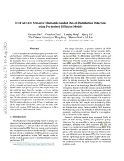 DiffGuard: Semantic Mismatch-Guided Out-of-Distribution Detection using
  Pre-trained Diffusion Models