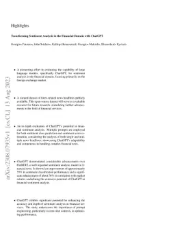 Transforming Sentiment Analysis in the Financial Domain with ChatGPT