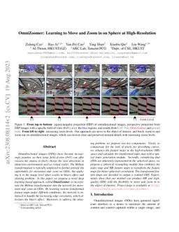 OmniZoomer: Learning to Move and Zoom in on Sphere at High-Resolution
