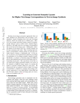 Learning to Generate Semantic Layouts for Higher Text-Image
  Correspondence in Text-to-Image Synthesis