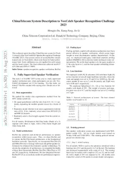 ChinaTelecom System Description to VoxCeleb Speaker Recognition
  Challenge 2023