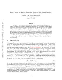 Fast and Multiphase Rates for Nearest Neighbor Classifiers