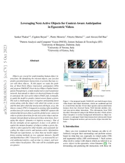Leveraging Next-Active Objects for Context-Aware Anticipation in
  Egocentric Videos