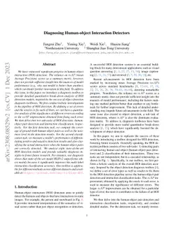 Diagnosing Human-object Interaction Detectors