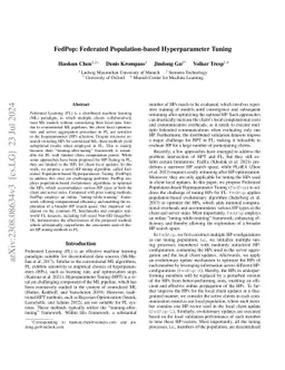 FedPop: Federated Population-based Hyperparameter Tuning