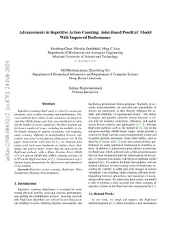 Advancements in Repetitive Action Counting: Joint-Based PoseRAC Model
  With Improved Performance