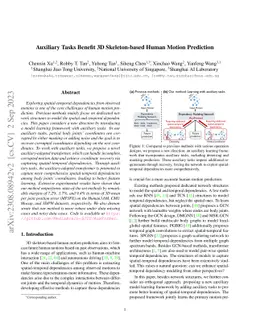Auxiliary Tasks Benefit 3D Skeleton-based Human Motion Prediction