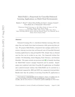 Multi-FedLS: a Framework for Cross-Silo Federated Learning Applications
  on Multi-Cloud Environments