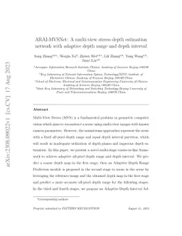 ARAI-MVSNet: A multi-view stereo depth estimation network with adaptive
  depth range and depth interval