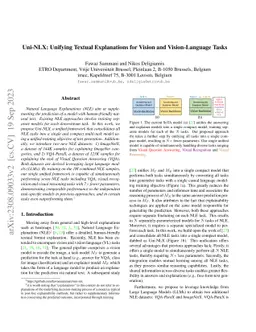 Uni-NLX: Unifying Textual Explanations for Vision and Vision-Language
  Tasks