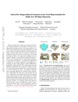 ImGeoNet: Image-induced Geometry-aware Voxel Representation for
  Multi-view 3D Object Detection
