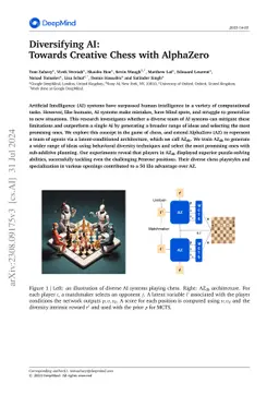 Diversifying AI: Towards Creative Chess with AlphaZero