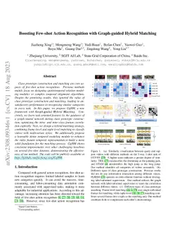 Boosting Few-shot Action Recognition with Graph-guided Hybrid Matching