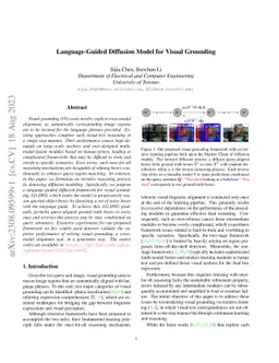 Language-Guided Diffusion Model for Visual Grounding