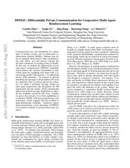 DPMAC: Differentially Private Communication for Cooperative Multi-Agent
  Reinforcement Learning