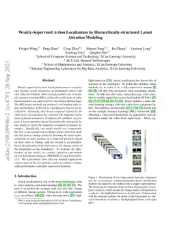Weakly-Supervised Action Localization by Hierarchically-structured
  Latent Attention Modeling